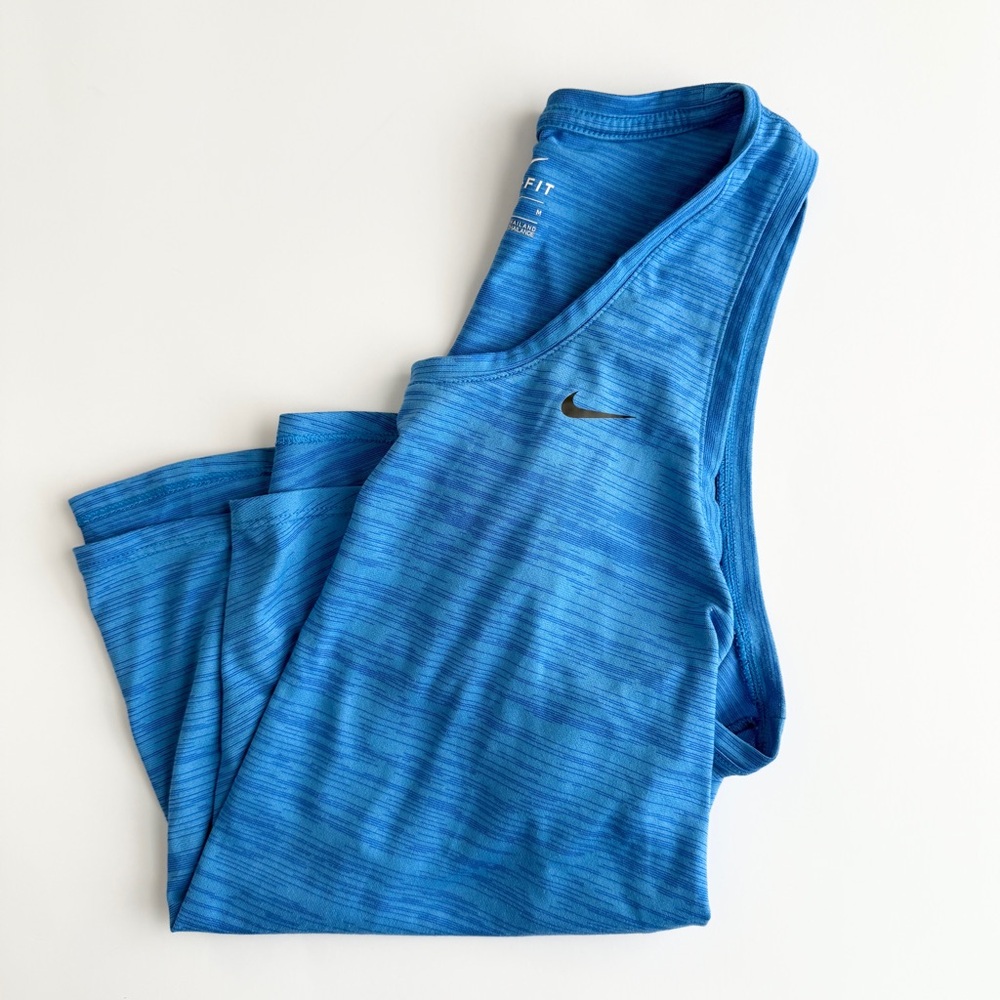 Nike Dri-FIT Athletic Tank Top Blue - Medium